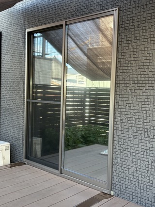 鹿児島市紫原　H様邸　ミラー系遮熱フィルム施工